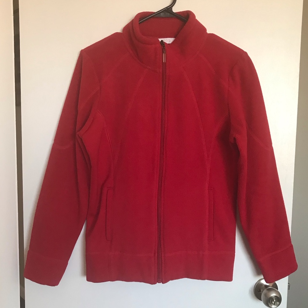 IZOD Fleece Full Zip Jacket - Size M